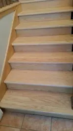Escalier sablage