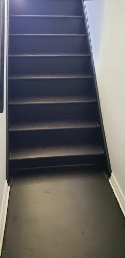 sablage d'escalier